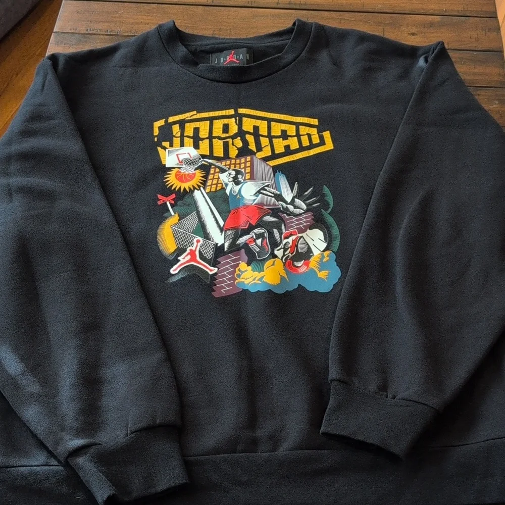 Jordan sport DNA hybrid fleece crew